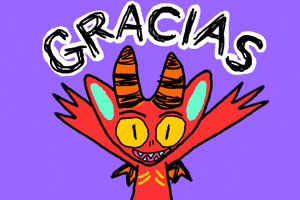 Gracias Thank You GIF by GIPHY Studios Originals
