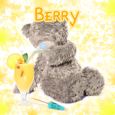tattyteddyliveshere summer cocktail me to you tatty teddy GIF