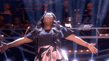 sing amber riley GIF by Official London Theatre