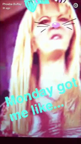 Monday Phoebe GIF by Wetpaint