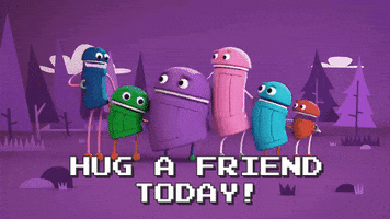 Friends Hugs GIF by StoryBots
