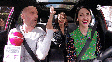 high five lodovica comello GIF by SINGING IN THE CAR