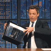 Seth Meyers Shred GIF by Late Night with Seth Meyers