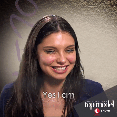 Yes I Am Model GIF by Lifetime Telly