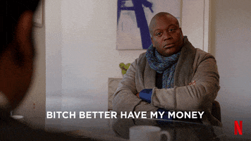 pay up better have my money GIF by Unbreakable Kimmy Schmidt