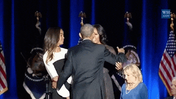 Barack Obama Hug GIF by Obama