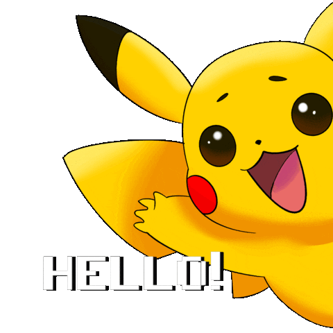 Pokemon Hello Sticker