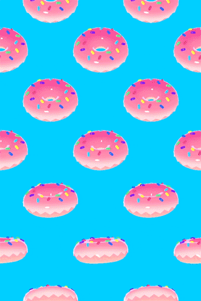 Dunkin Donuts Illustration GIF by Michael Shillingburg