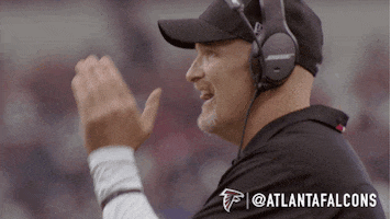 happy head coach GIF by Atlanta Falcons