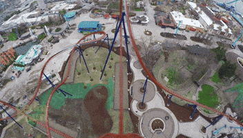 roller coaster drop GIF by Ben L
