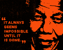 Nelson Mandela Hope GIF by GIPHY Studios Originals
