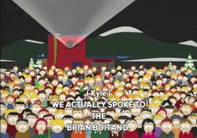 brian boitano crowd GIF by South Park 