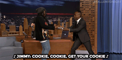jimmy fallon gingerbread cookies GIF by The Tonight Show Starring Jimmy Fallon