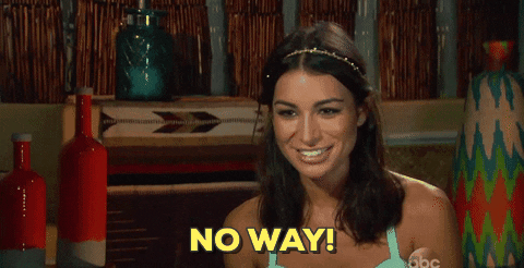 Incredulous No Way GIF by Bachelor in Paradise - Find & Share on GIPHY