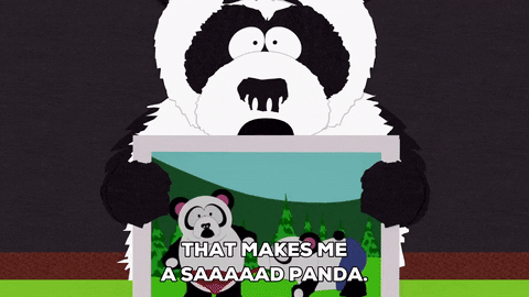 sad panda GIF by South Park - Find & Share on GIPHY