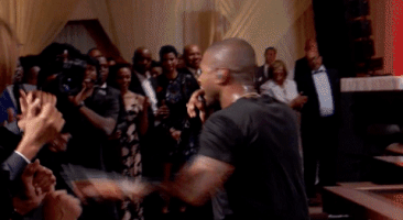 bet presents love and happiness an obama celebration usher GIF by BET