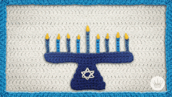 Candles Jewish GIF by Hallmark Gold Crown