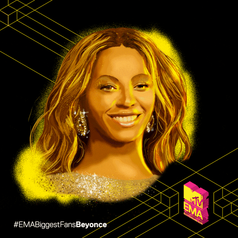 Beyonce 2016 European Music Awards GIF by 2020 MTV EMA
