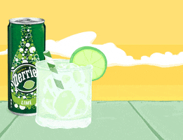 summer refreshing GIF by Perrier