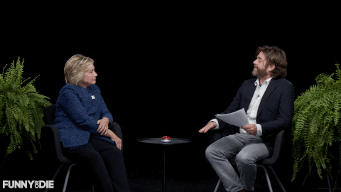 between two ferns