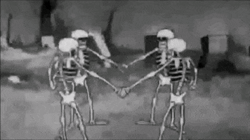 benschnittger spooky scary skeleton GIF