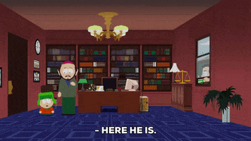 kyle broflovski running GIF by South Park 
