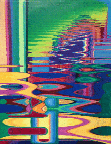 johnfogarty art psychedelic abstract painting GIF