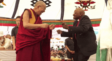 Dalai Lama Dancing GIF by The Joy Experiment