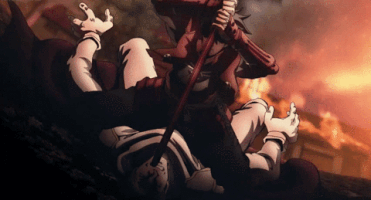 crooked anime sword samurai gore GIF
