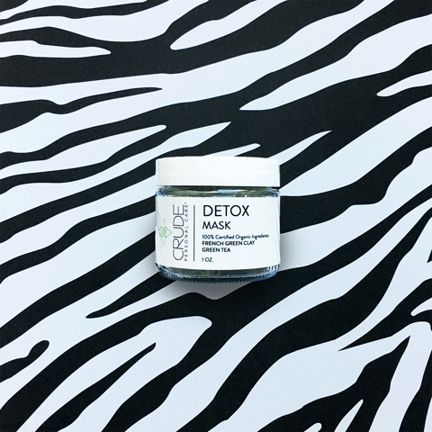 CRUDE skincare mask black friday plant based GIF