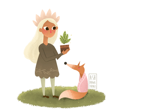 green witch gif