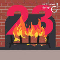 fire fireplace GIF by Artitudes Design