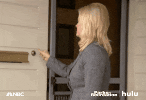 knock parks and recreation GIF by HULU