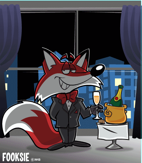 Fooksie cartoon fox happy new year fooksie GIF