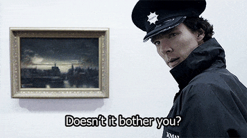 doesnt it bother you sherlock holmes GIF by BBC
