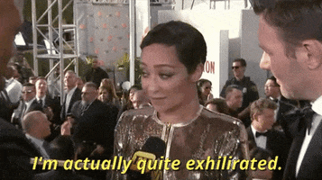 i'm actually quite exhilirated ruth negga GIF by Entertainment Tonight