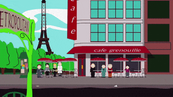 paris bus GIF by South Park 