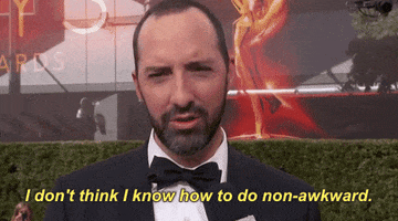 I Dont Think I Know How To Be Non Awkward Tony Hale GIF by E!