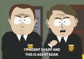 agent fields GIF by South Park 