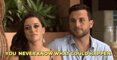 you never know what could happen season 3 GIF by Bachelor in Paradise