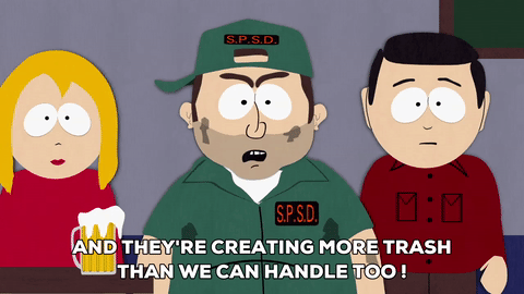 Angry Garbage Man GIF by South Park - Find & Share on GIPHY