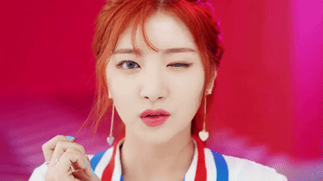 K-Pop Wink GIF