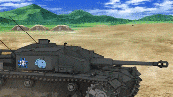kwong girls und panzer GIF