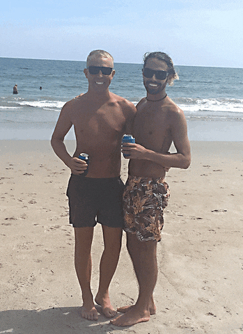 jadfoley beach gay north carolina bff GIF