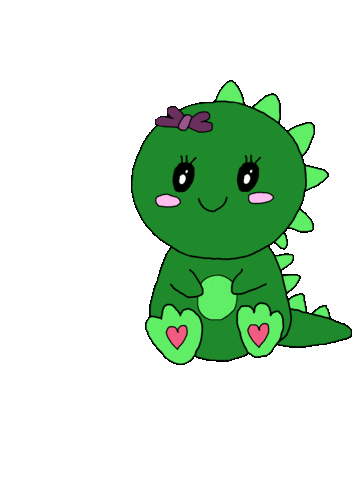 Dino Dinosaurier Sticker by Fantasiana