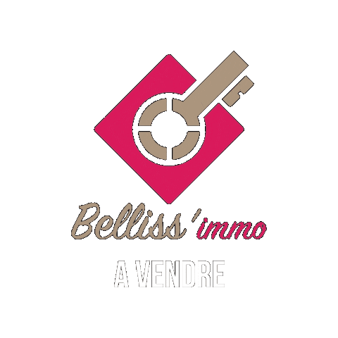 Immobilier Blanc Sticker by agencebellissimmo