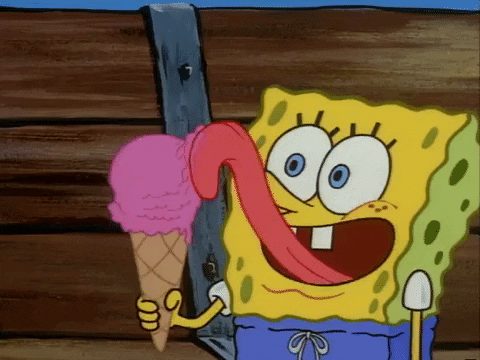 licking season 1 GIF by SpongeBob SquarePants