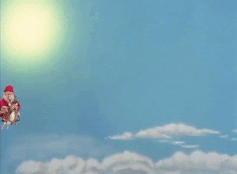 Flying Santa Claus Gif Find Share On Giphy