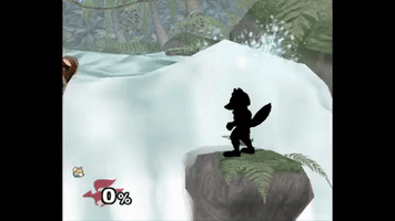 BGThunder ssbm right ledge GIF