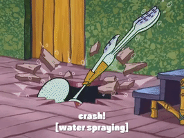 Episode 15 Water Spray GIF by SpongeBob SquarePants